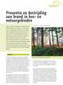 Preventie en bestrijding van brand in bos- en natuurgebieden