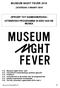 MUSEUM NIGHT FEVER 2018