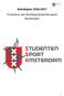 Beleidsplan e bestuur der Stichting Studentensport Amsterdam