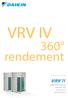 VRV IV. 360 rendement WARMTERECUPERATIE WARMTEPOMP VERVANGING WATERGEKOELD