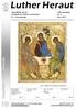 Maandblad van de Evangelisch-Lutherse gemeente te s-gravenhage. 130e jaargang no. 6 Juni Ikoon Heilige Drievuldigheid (Wikipedia)