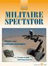 SINDS 1832 MILITAIRE SPECTATOR. Robots voor militaire doeleinden. Ervaringen uit Bagdad NATO Training Mission Iraq JAARGANG