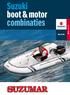 Suzuki boot & motor combinaties.