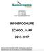 INFOBROCHURE SCHOOLJAAR