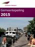 Gemeentepeiling Aalsmeer 2015 Inhoudsopgave