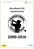 Recordbook VVG Topsportschool. Recordbook VVG Topsportschool