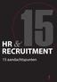 HR & RECRUITMENT. 15 aandachtspunten