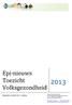 Epi-nieuws. Toezicht Volksgezondheid. Registratie overzicht 2012 Limburg