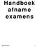 Handboek afname examens