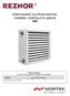 Warmwater-luchtverwarmer Installatie, onderhoud en gebruik WS