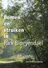 Bomen en struiken in. Park Bloeyendael. Een themawandeling