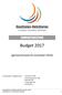 Budget (gemeenteraad 24 november 2016)
