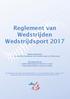 Reglement van Wedstrijden Wedstrijdsport 2017