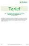 Tarief. van niet-gestandaardiseerde financiële diensten van toepassing op 22/02/2017