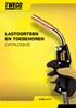 LASTOORTSEN EN TOEBEHOREN CATALOGUS