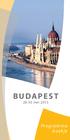 Budapest mei Programma boekje