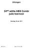 24 ste editie ABS Combi judo toernooi