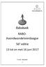 RABO- Avondwandelvierdaagse 56 e editie. 13 tot en met 16 juni en 10 kilometer