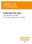 PATIËNTEN INFORMATIE. Labiacorrectie. (Schaamlipcorrectie) Polikliniek Plastische Chirurgie