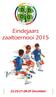 Eindejaars zaaltoernooi 2015