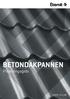 BETONDAKPANNEN. Plaatsingsgids EDITIE 15.1 BE