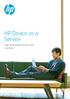 HP Device as a Service. Laat technologie anders voor u werken