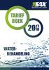 TARIEF BOEK WATER- BEHANDELING