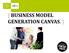 KLANTSEGMENTERING [ BUSINESS MODEL GENERATION CANVAS. ]