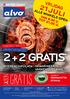 2 + 2 GRATIS * GRATIS 21JULI BON VRIJDAG ALLE WINKELS OPEN VAN 8.00 U. TOT U. GEMARINEERDE VARKENSSPIERING BOERENCHIPOLATA