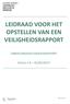 LEIDRAAD VOOR HET OPSTELLEN VAN EEN VEILIGHEIDSRAPPORT