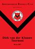 AMSTERDAMSCHE FOOTBALL CLUB. Opgericht 18 januari Dick van der Klaauw Toernooi