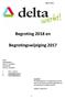 Begroting 2018 en. Begrotingswijziging 2017