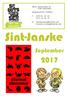 Sint-Janske. September. Adres: Sparrenlaan 9a, 9140 Steendorp. Groepsnummer: 03306G T: