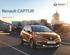 Renault CAPTUR. Prijslijst Juni 2017