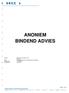 ANONIEM BINDEND ADVIES