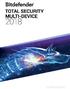 Bitdefender Total Security Multi-Device 2018 Handleiding