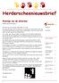 Herderscheenieuwsbrief