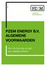 PZEM April 2017 PZEM ENERGY B.V. ALGEMENE VOORWAARDEN. Voor de levering van gas aan zakelijke klanten