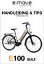 HANDLEIDING & TIPS VERSIE NL/2017/05 E100 MAX