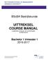 BScBA Bedrijfskunde. UITTREKSEL COURSE MANUAL (uitgebreide versie per vak te downloaden via Blackboard)