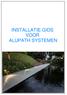 INSTALLATIE GIDS VOOR ALUPATH SYSTEMEN