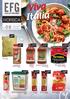 Viva. Italia HORECA. n 08. p. 1 blik 31/07/ /09/2017. Emmenthaler 1 kg. Victoria tomaten in stukken / tomates en morceaux 6x 3 L