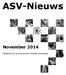 ASV-Nieuws. November Clubblad van de Arnhemsche Schaakvereeniging