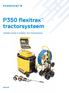 P350 flexitrax tractorsysteem. Veelzijdig, modulair en draagbaar video-inspectiesysteem