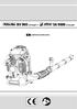 BV 900 (77.0 cm 3 ) - SA 9000 (77.0 cm 3 ) GEBRUIKSAANWIJZING