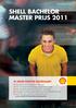 SHELL BACHELOR MASTER PRIJS 2011 IS JOUW SCRIPTIE DUURZAAM?