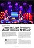 Het verhaal rond Guns N Roses moge bekend. Interview Ron Schilling: German Light Products ideaal bij Guns N Roses