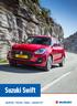 Suzuki Swift Specificaties Uitrusting Prijslijst 1 september 2017