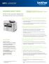 MFC J5930DW BUSINESS SMART SERIE. Printen kopiëren scannen faxen. A3 all-in-one business inkjetprinter De ideale printer voor uw business