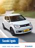 Suzuki Ignis Specificaties Uitrusting Prijslijst 1 september 2017